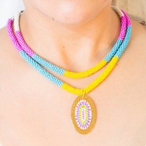 Crochet Necklaces New set Accessories Handmade